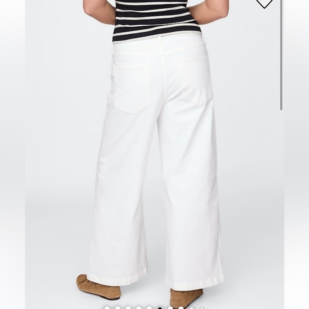 GAP Women's White Flare & Wide Leg Jeans